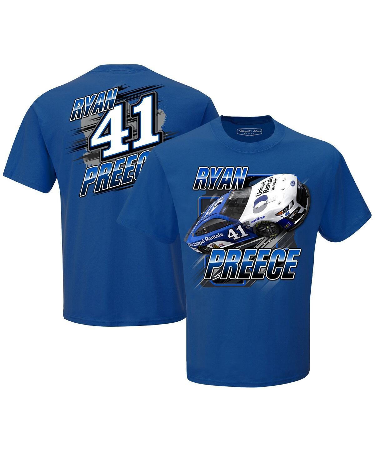 Mens Stewart-Haas Racing Team Collection Royal Ryan Preece Blister T-shirt Product Image