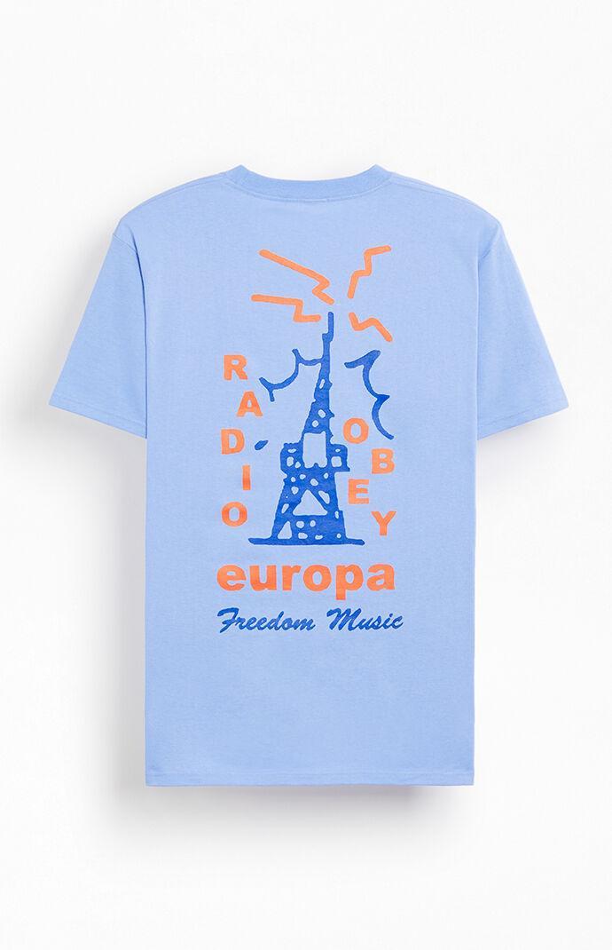 Obey Mens Radio Europa T-Shirt Product Image