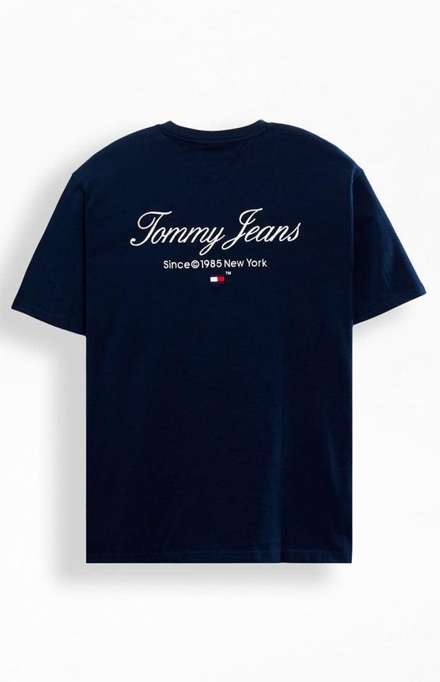 Tommy Jeans Mens Serif Luxe T-Shirt Product Image