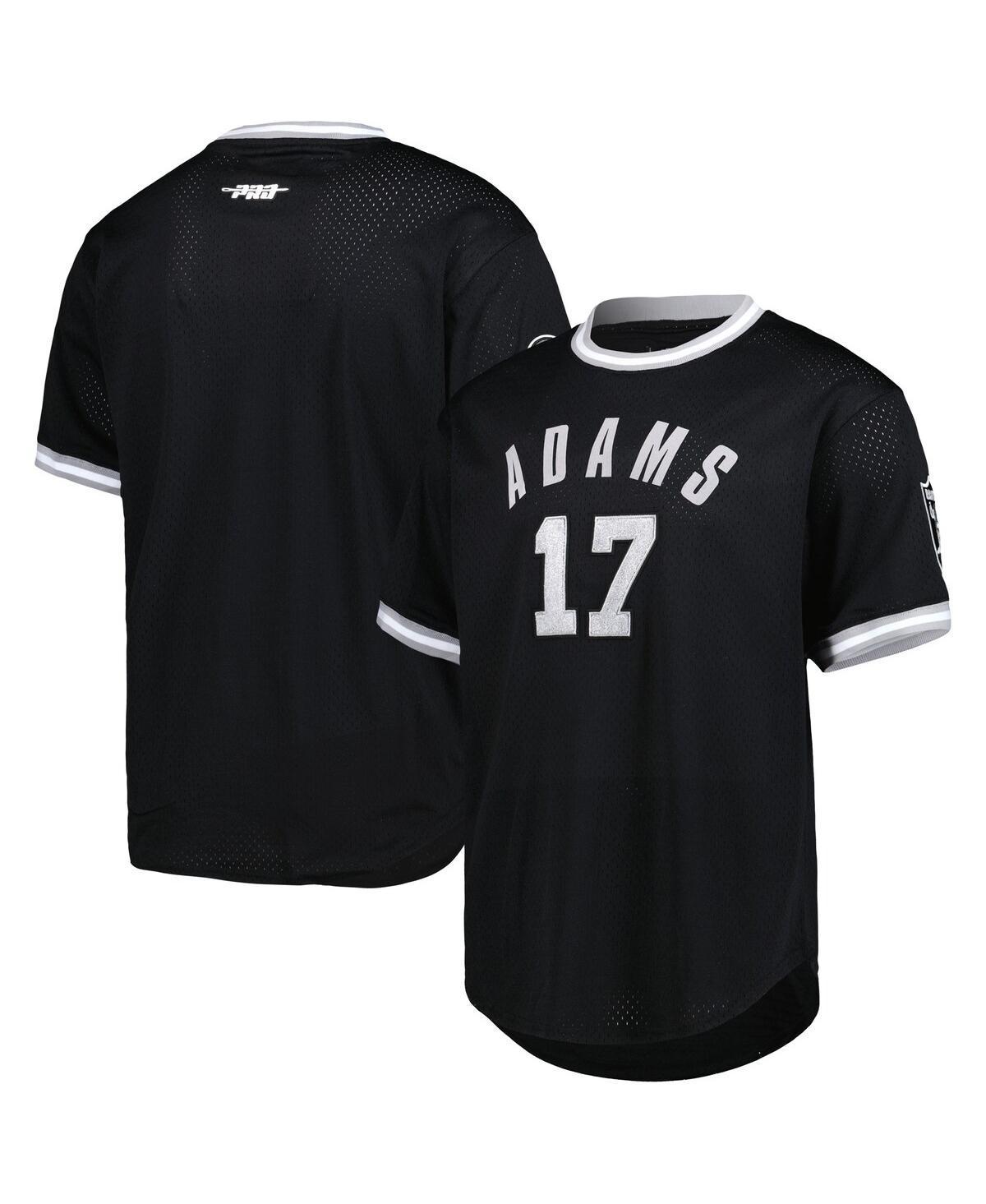 Pro Standard Mens Davante Adams Black Las Vegas Raiders Mesh Player Name Number Top Product Image