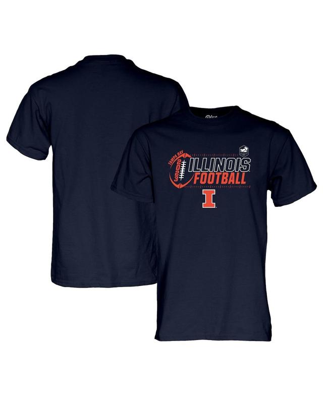 Mens Blue 84 Illinois Fighting Illini 2023 ReliaQuest Bowl T-Shirt Product Image