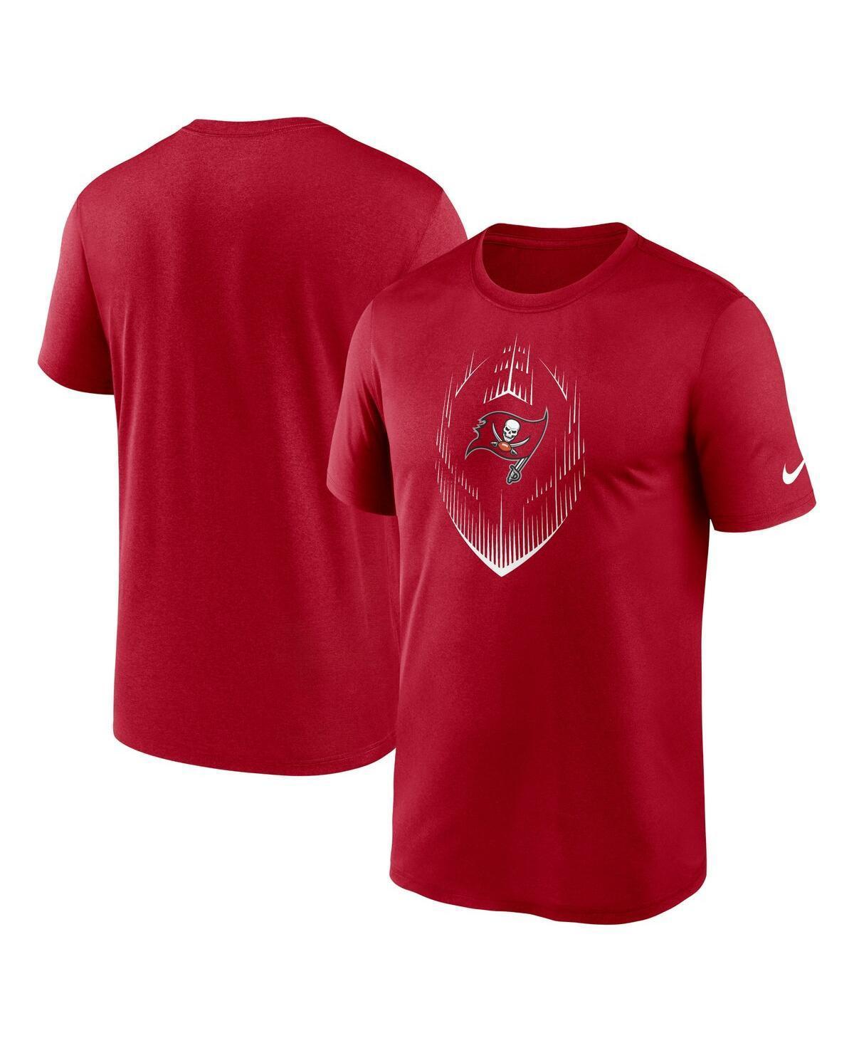 Nike Mens Red Tampa Bay Buccaneers Primetime Legend Icon Performance T-Shirt Product Image