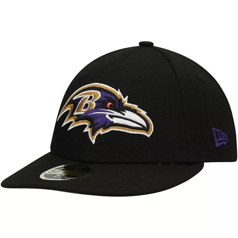 Mens New Era Baltimore Ravens Omaha Low Profile 59FIFTY Fitted Hat Product Image