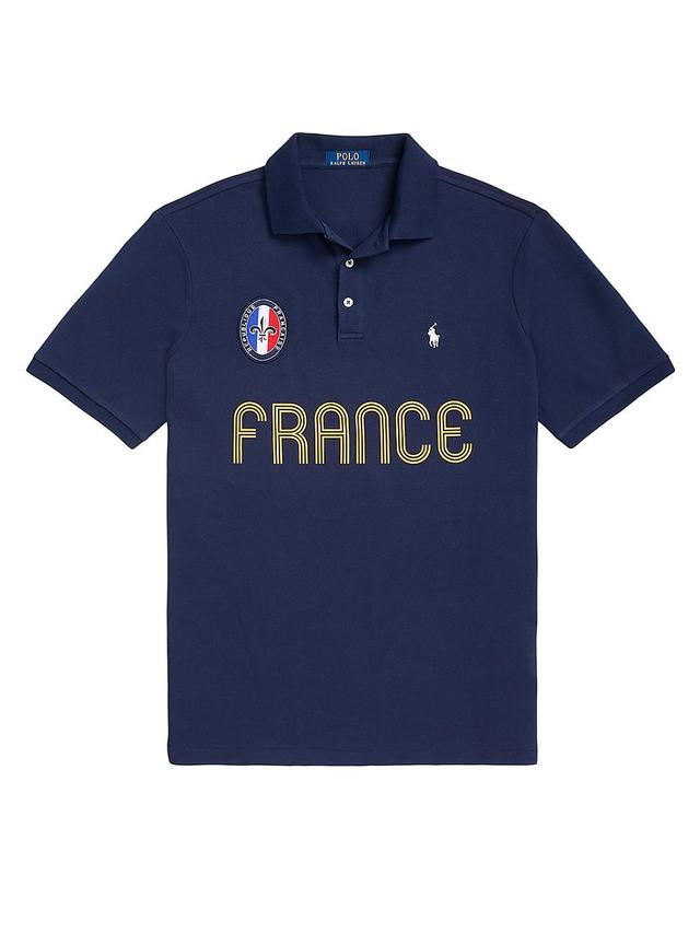 Polo Ralph Lauren Mens Classic-Fit Italy Polo Shirt Product Image