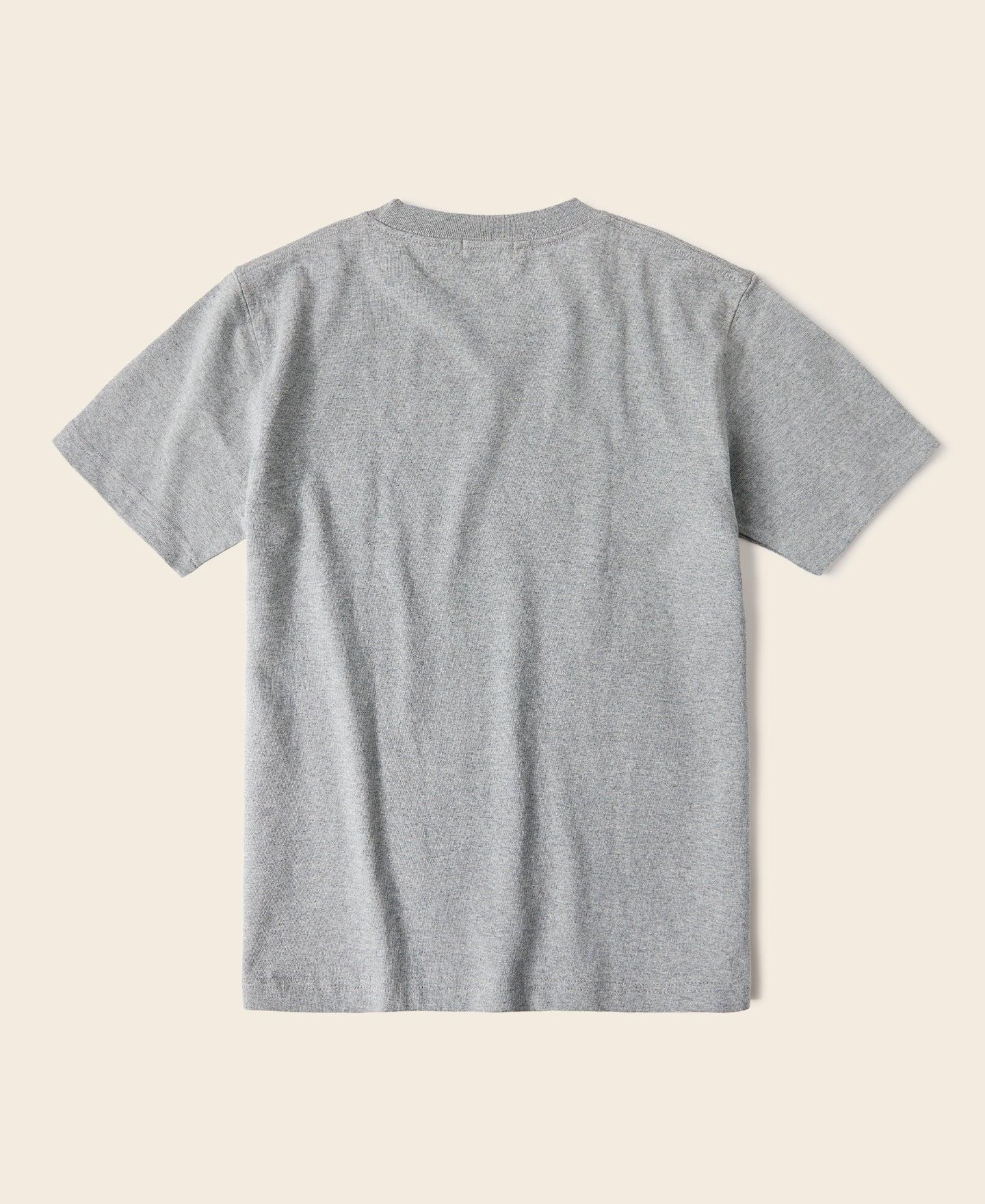 9 oz US Cotton Tubular T-Shirt - Gray Product Image