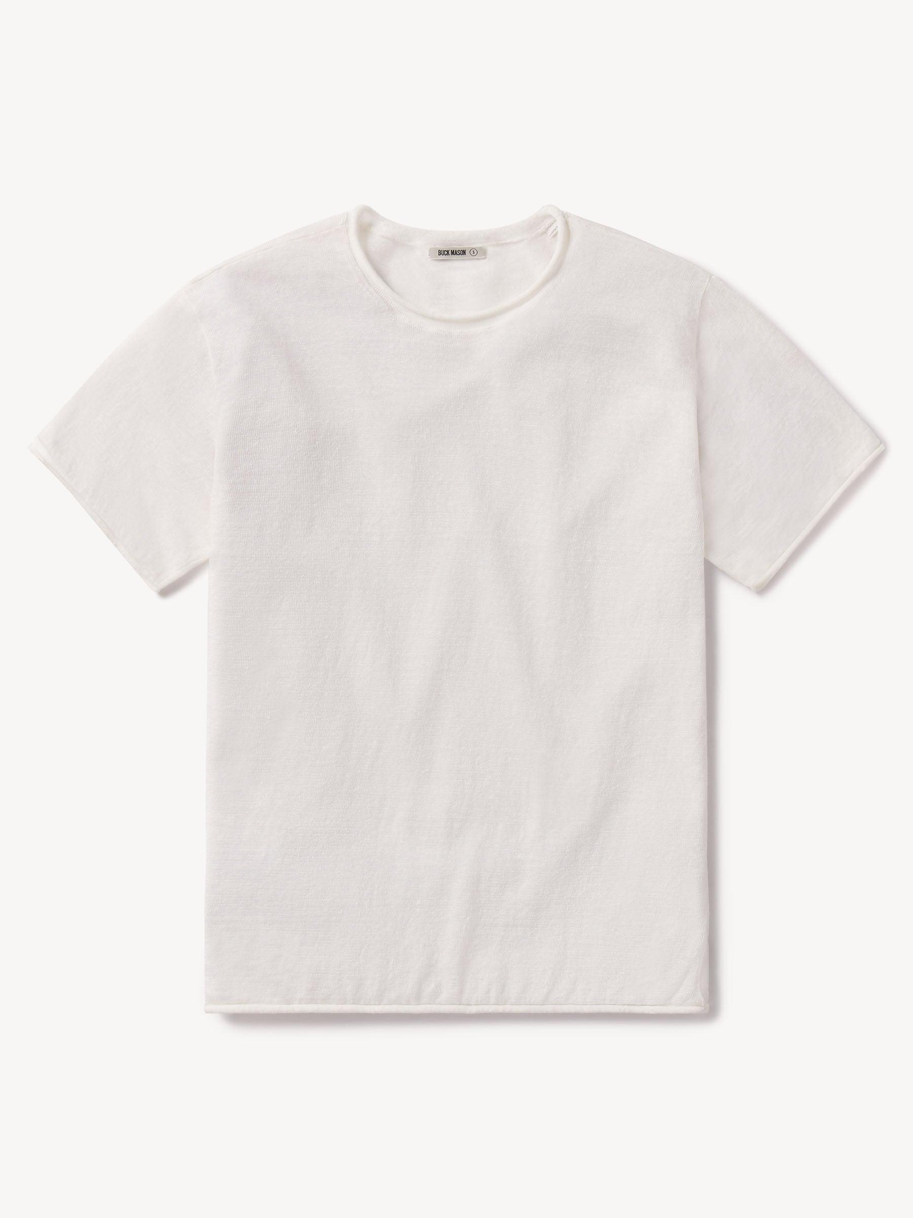 Natural Slub Linen Slouchy Tee Product Image