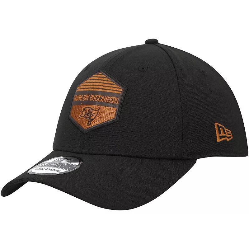 Mens New Era Black Tampa Bay Buccaneers Gulch 39THIRTY Flex Hat Product Image