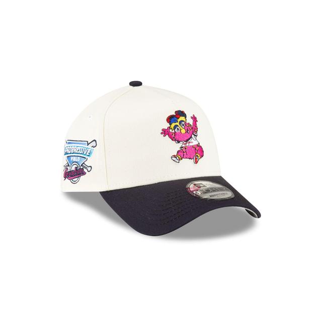 Cleveland Guardians Mini Mascot 9FORTY A-Frame Snapback Hat Male Product Image