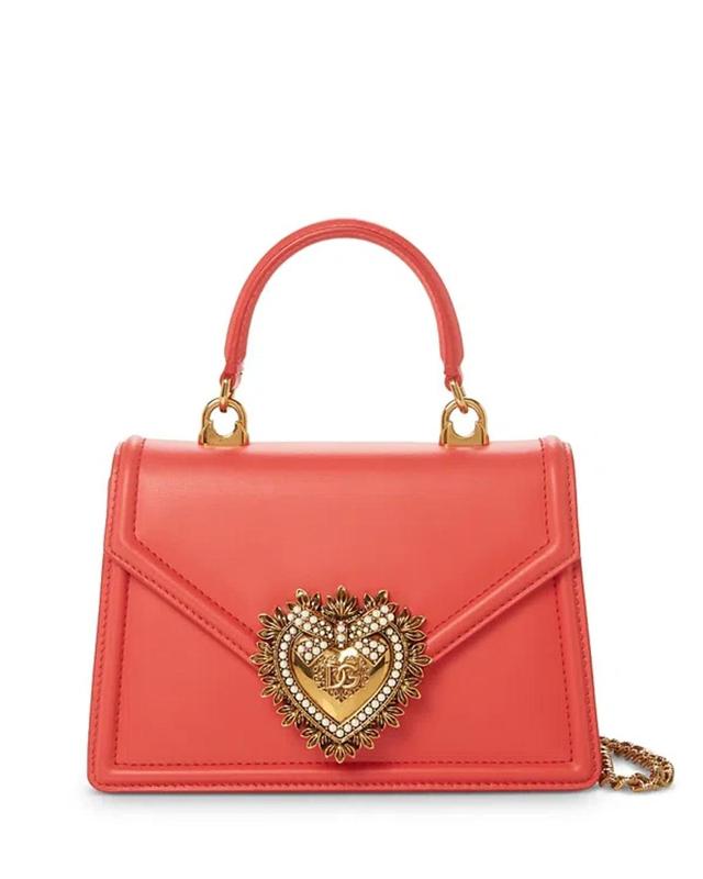 Small Devotion Top-handle Bag In Red Product Image