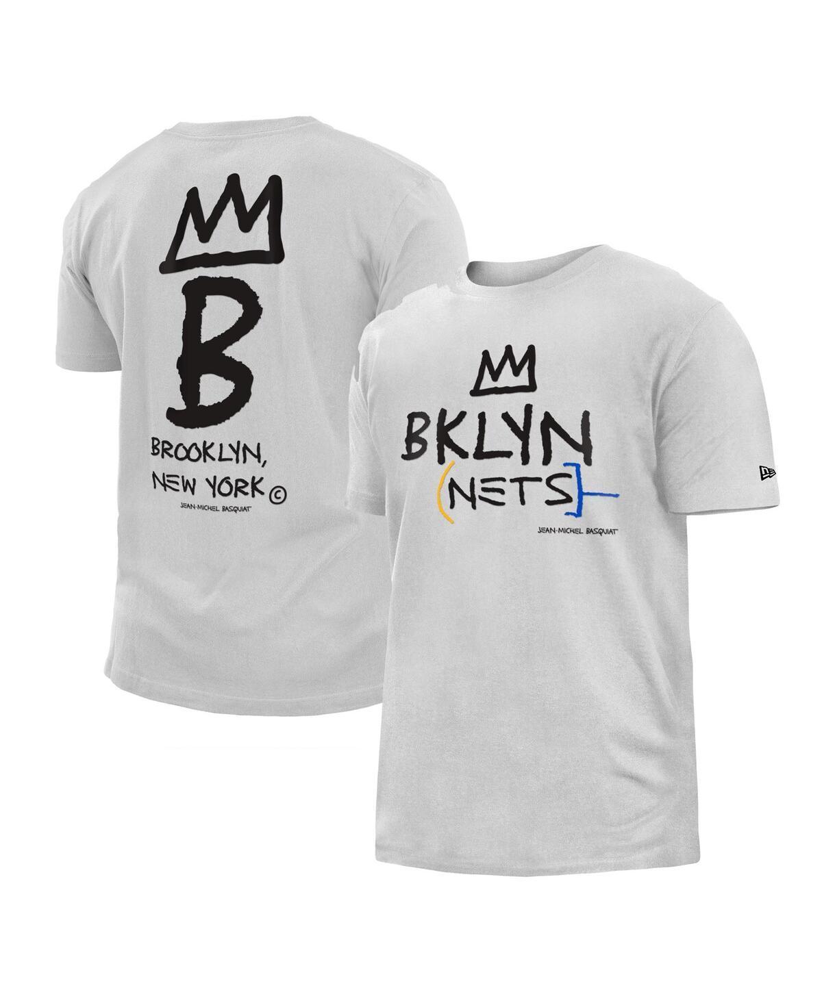 Mens New Era White Brooklyn Nets 2022/23 City Edition Big and Tall T-shirt Product Image