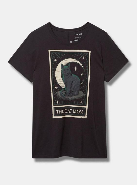 Cat Tarot Fit Heritage Jersey Crew Tee Product Image