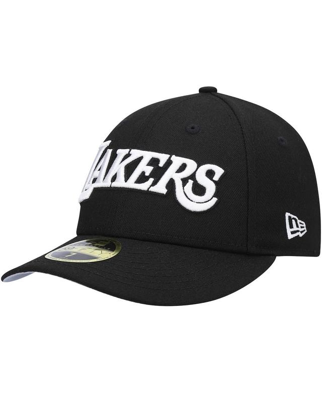 Mens New Era Los Angeles Lakers Team Logo Low Profile 59FIFTY Fitted Hat Product Image