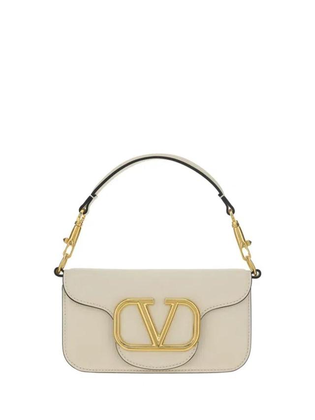 Small Locò Shoulder Bag In Light Ivory Product Image