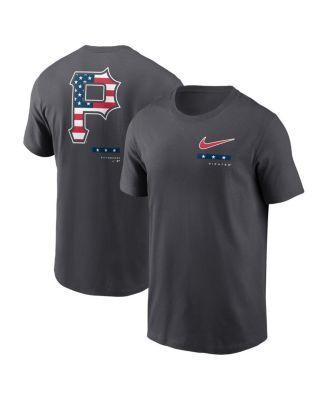 Mens Nike Anthracite Pittsburgh Pirates Americana T-shirt Product Image