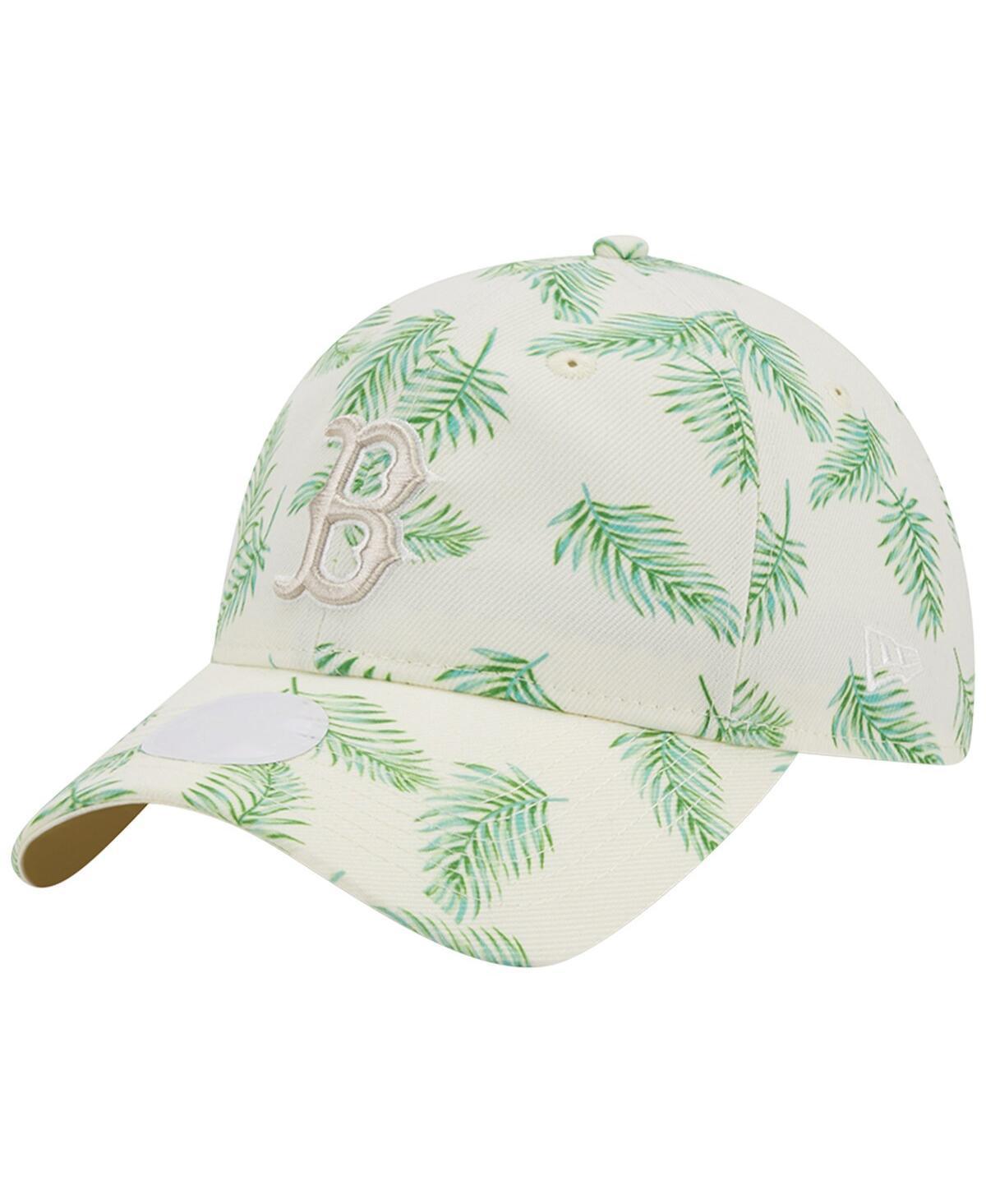 Womens New Era White Boston Red Sox Palms 9TWENTY Adjustable Hat Product Image