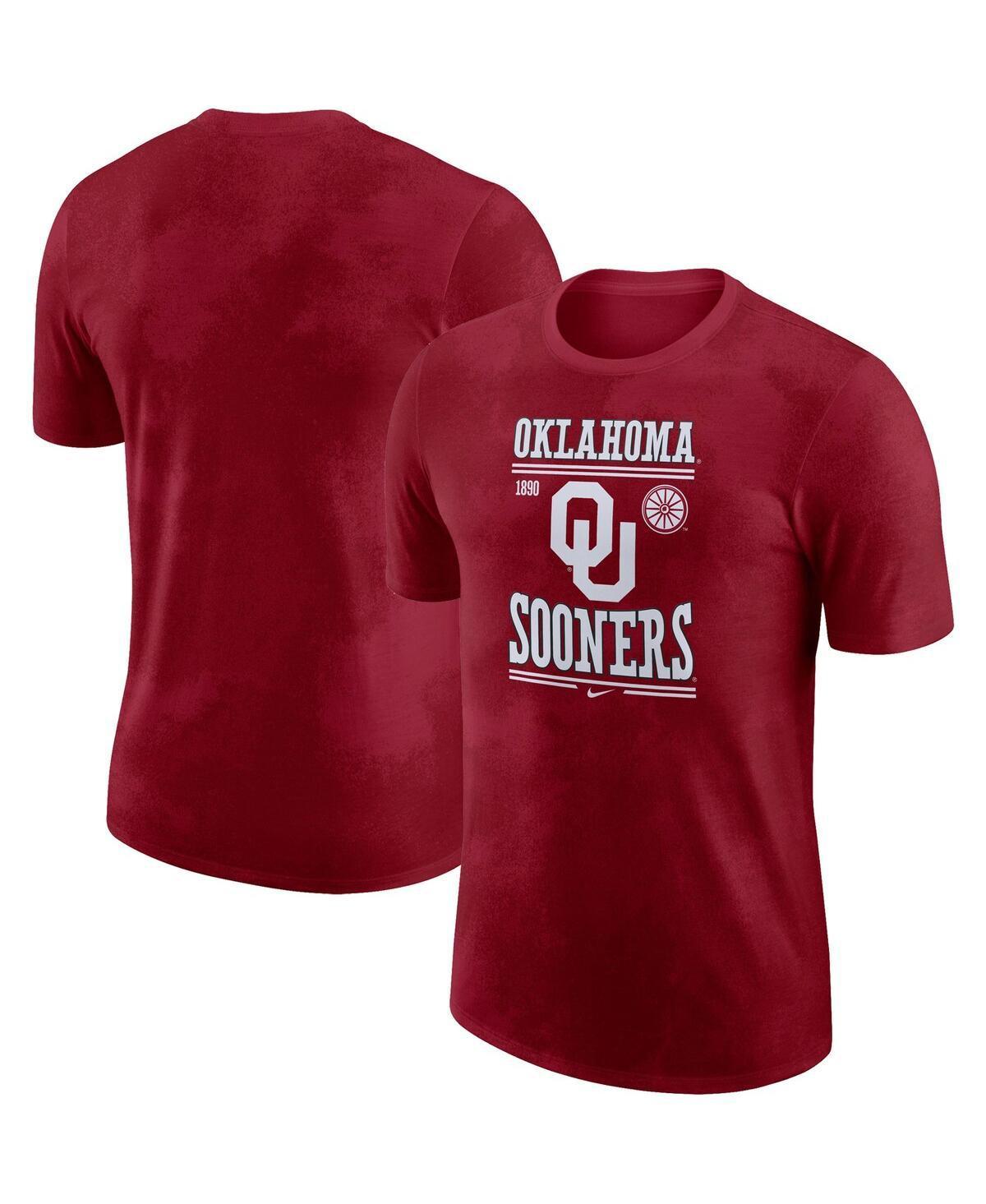 Mens Nike Crimson Oklahoma Sooners Team Stack T-Shirt Product Image