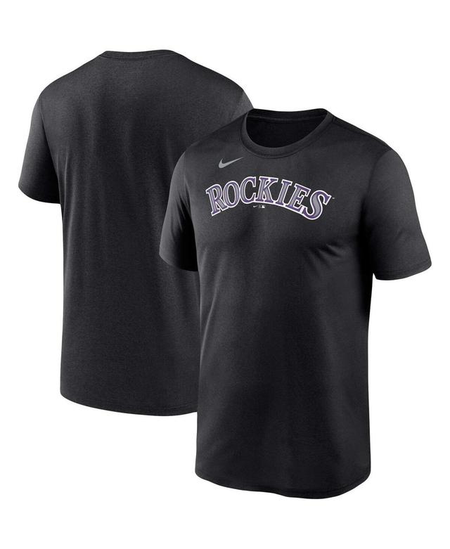 Mens Nike Colorado Rockies Wordmark Legend Performance Big & Tall T-Shirt Product Image