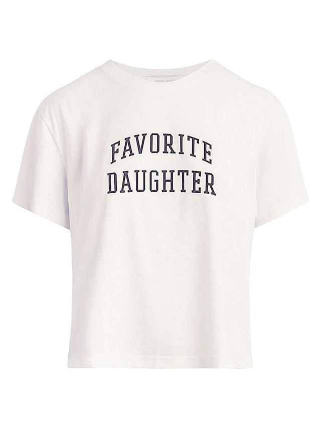 Womens Collegiate Crop T-Shirt Product Image