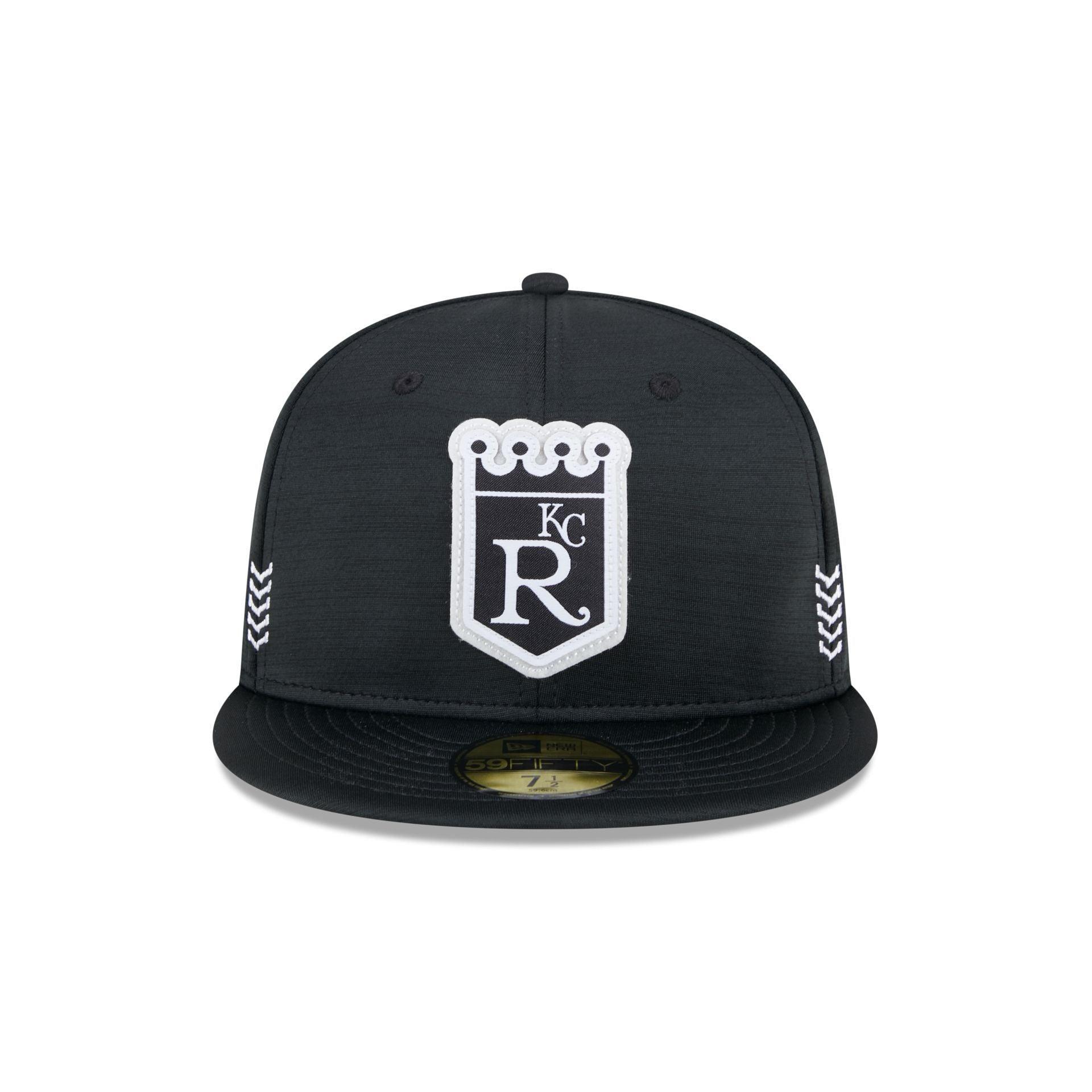 Kansas City Royals 2024 Clubhouse Black 59FIFTY Fitted Hat Male Product Image