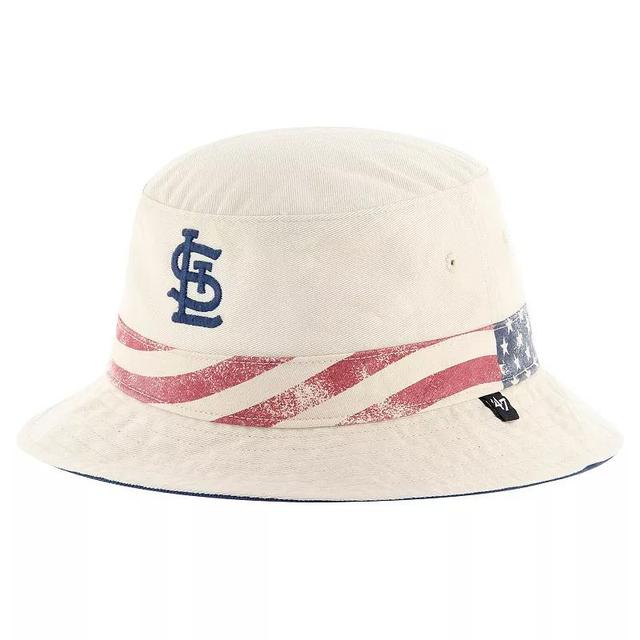 Mens 47 Khaki St. Louis Cardinals Glory Daze Bucket Hat Product Image