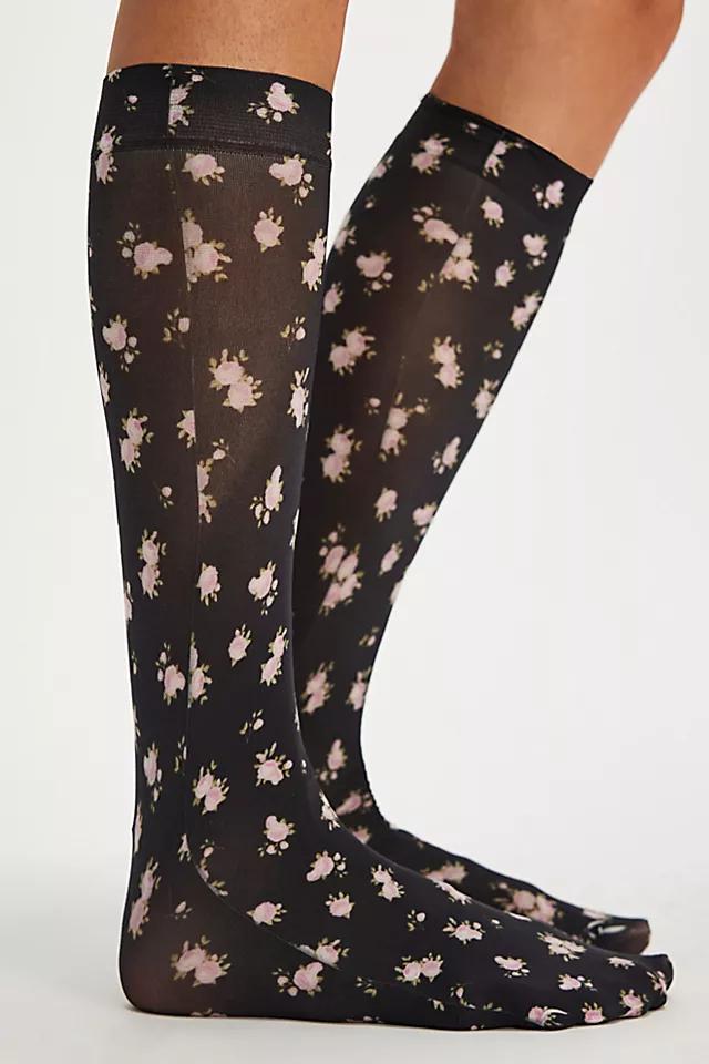 For Love & Lemons Floral Knee High Socks Product Image