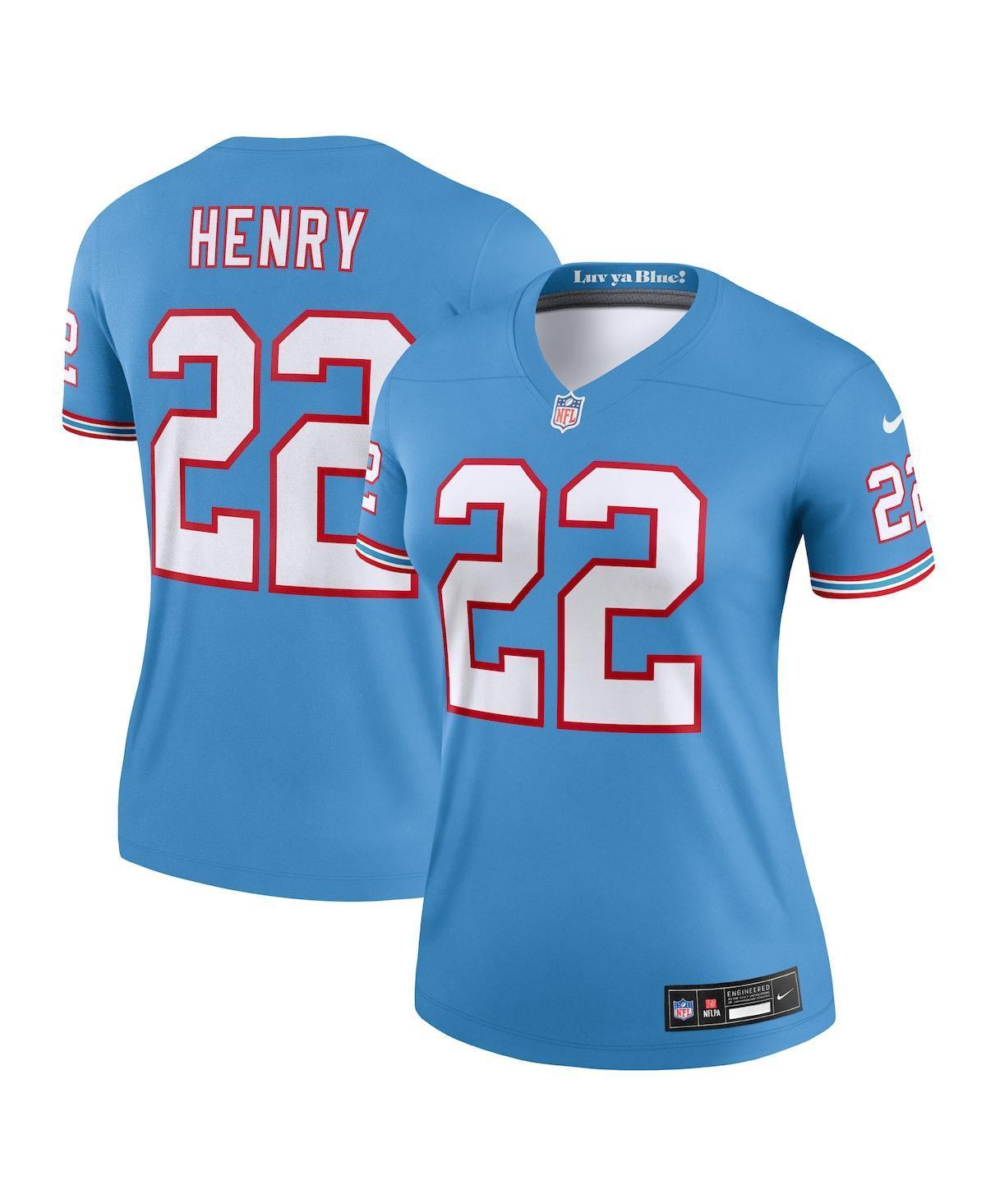 Womens Nike Derrick Henry Light Blue Tennessee Titans Oilers Throwback Legend Jersey - Light Blue Product Image