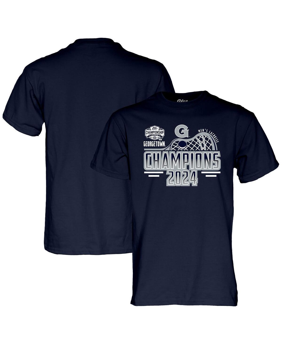 Unisex Blue 84 Navy Georgetown Hoyas 2024 Big East Mens Lacrosse Tournament Champions T-Shirt, Adult Unisex Grg Blue Product Image