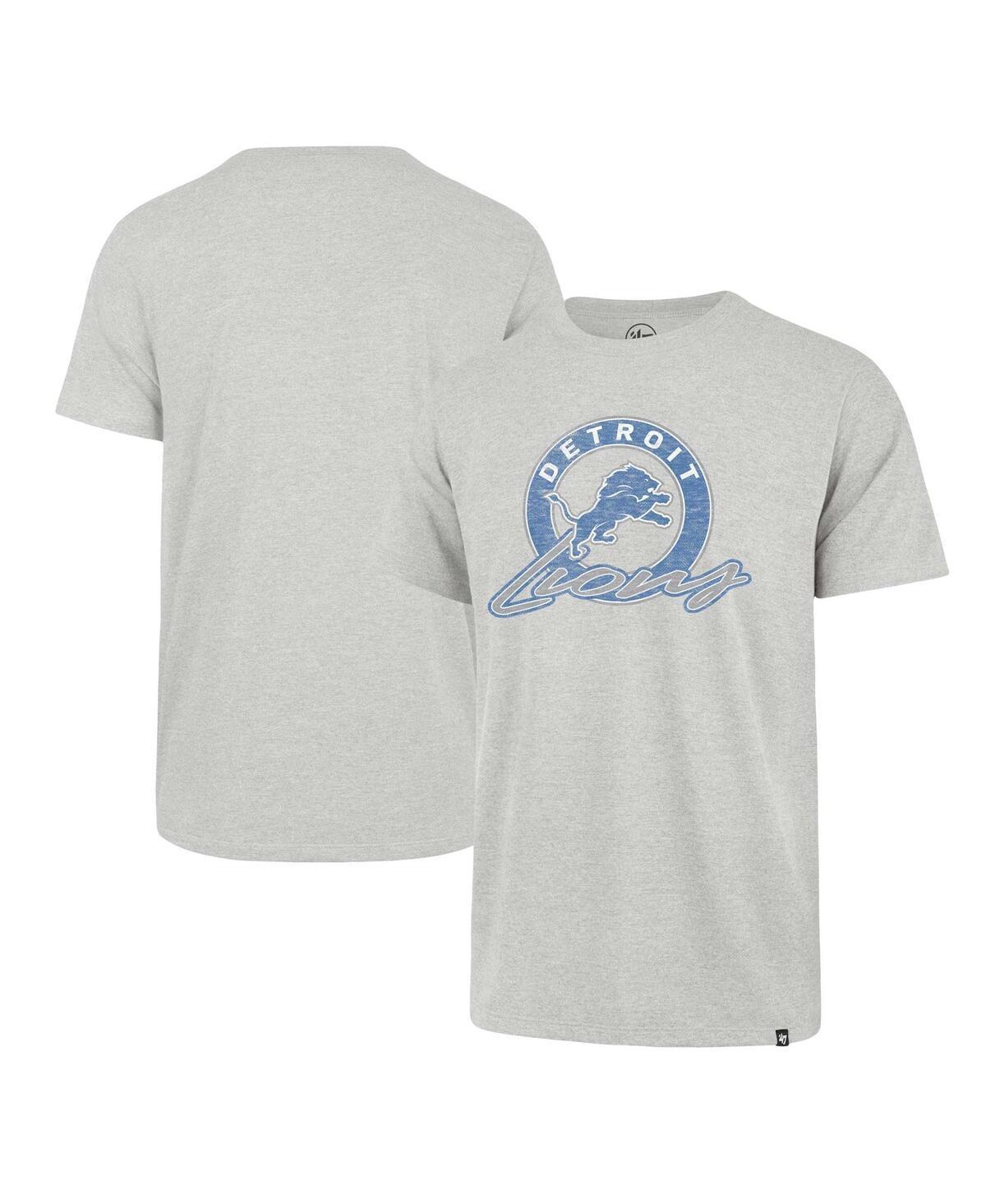 Mens 47 Gray Detroit Lions Ringtone Franklin T-Shirt Product Image