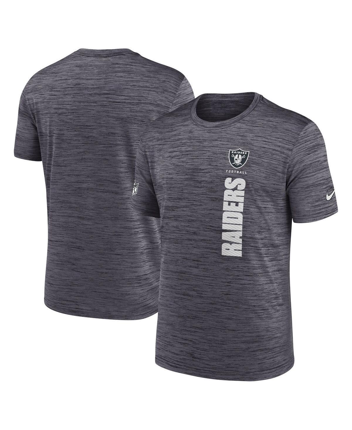 NIKE Men's Black Las Vegas Raiders 2024 Sideline Velocity Performance T-shirt Product Image