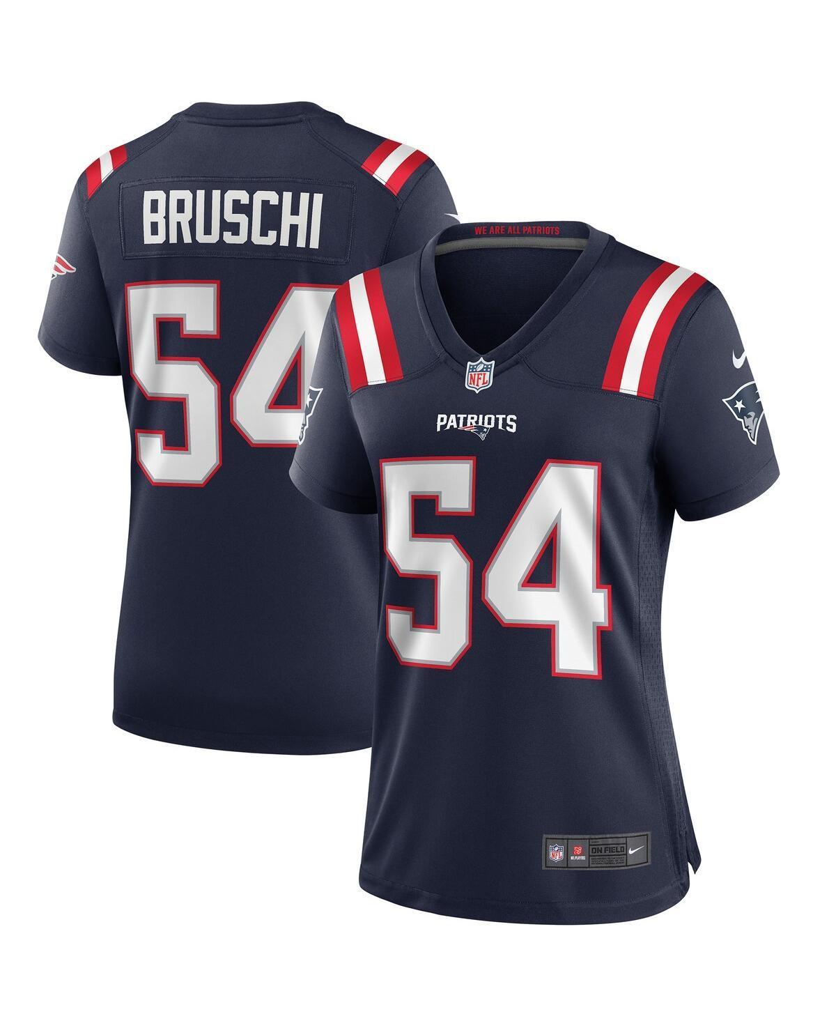 Womens Nike Tedy Bruschi New England Patriots Game Retired Player Jersey Blue Product Image