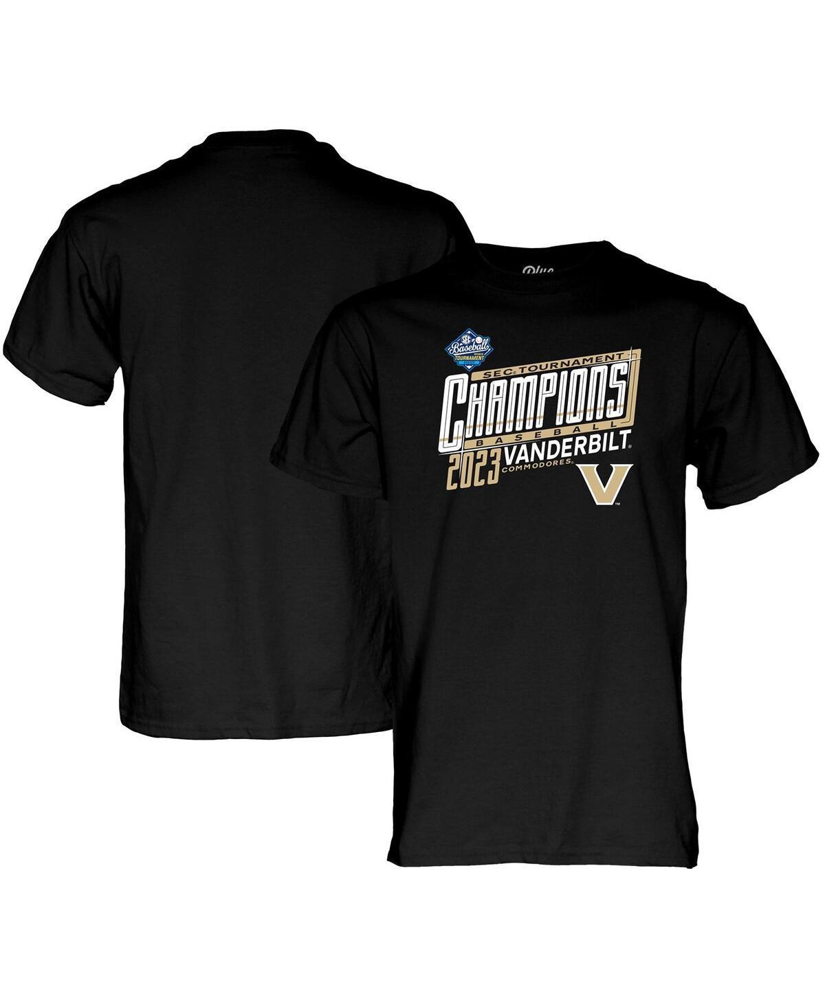 Blue 84 Vanderbilt Commodores 2023 SEC Baseball Conference Tournament Champions Locker Room T-Shirt, Mens Product Image