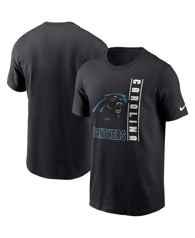 Mens Nike Black Carolina Panthers Lockup Essential T-shirt Product Image