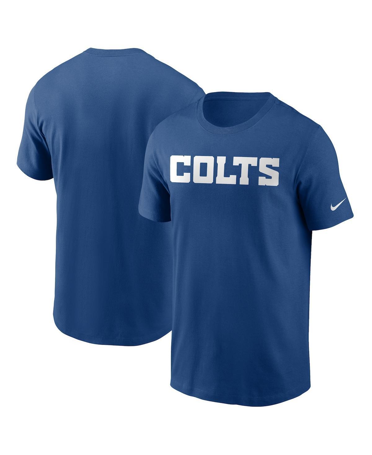 Mens Nike Royal Indianapolis Colts Team Wordmark T-shirt Product Image