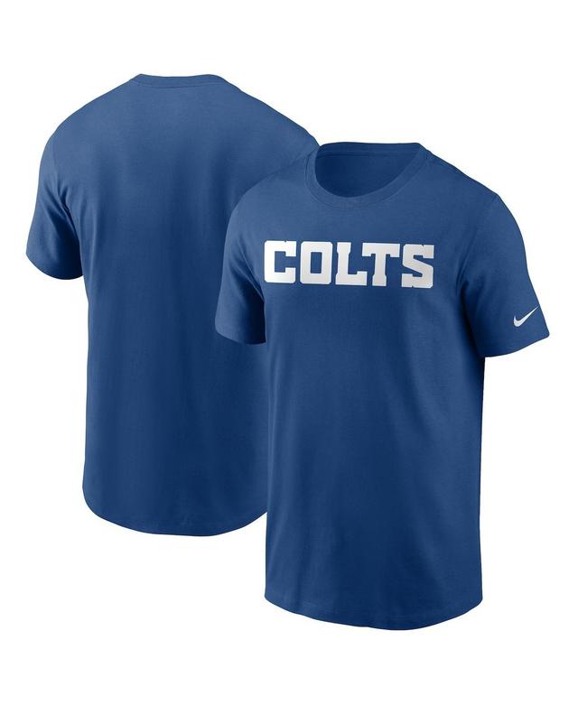 Mens Nike Royal Indianapolis Colts Team Wordmark T-shirt Product Image