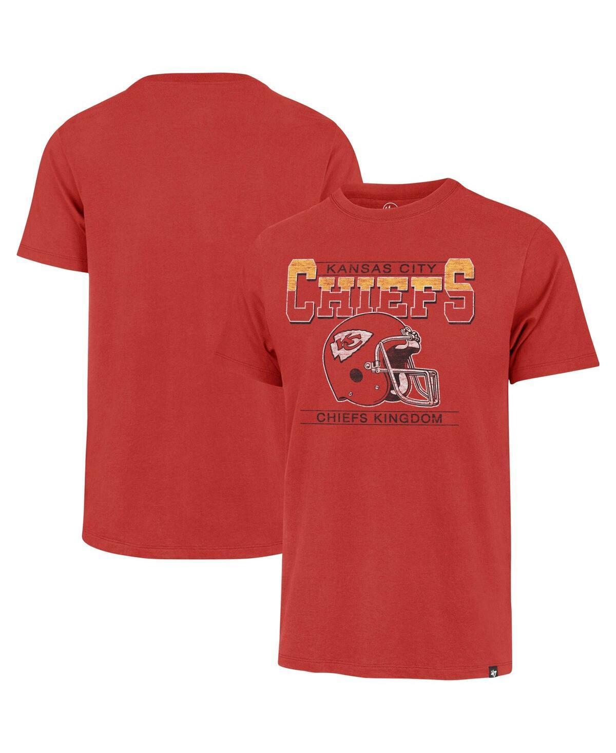 Mens 47 Brand Red Distressed Kansas City Chiefs Time Lock Franklin T-shirt Product Image