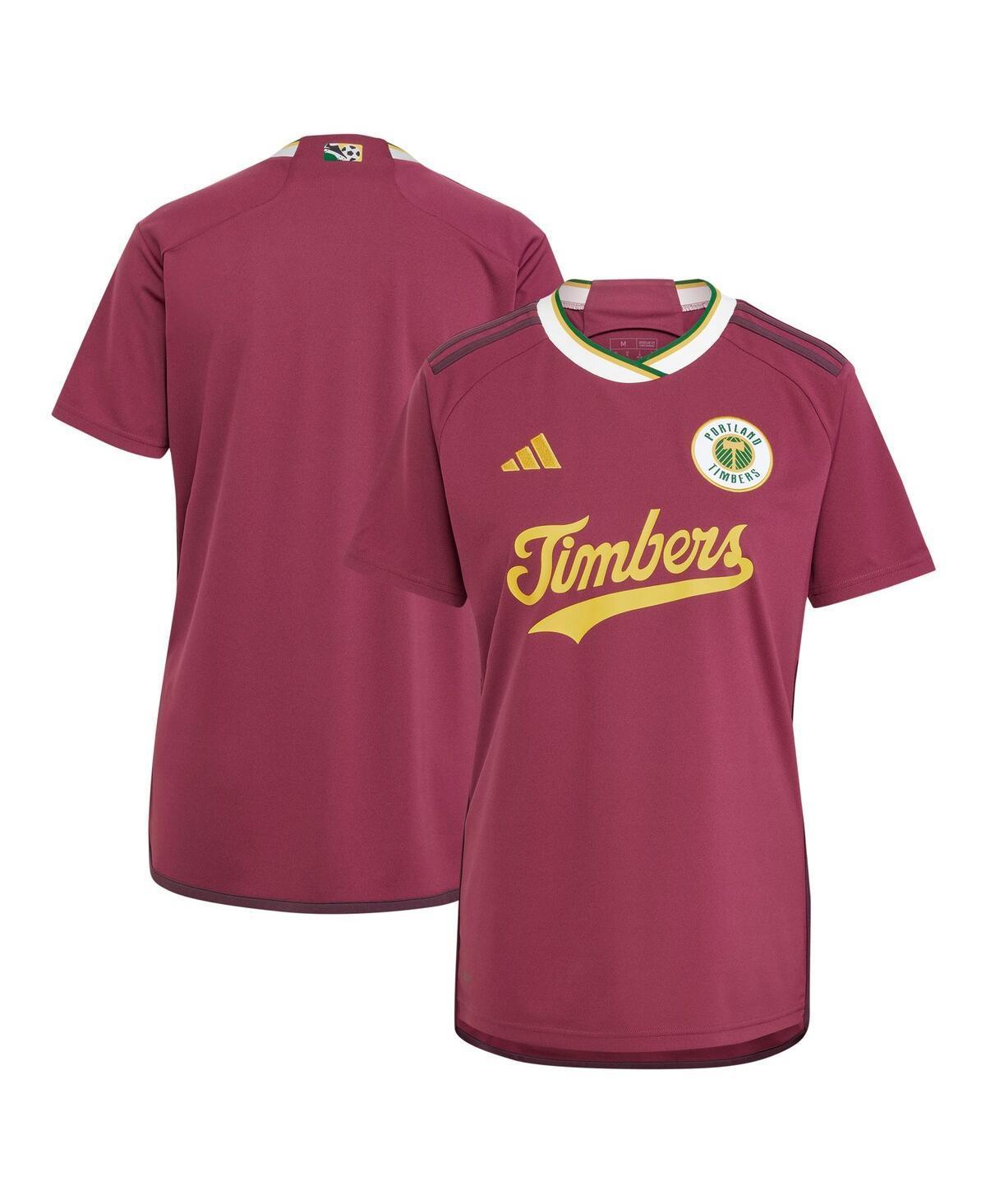 Adidas Womens Red Portland Timbers 2024 Archive Replica Jersey - Red Product Image