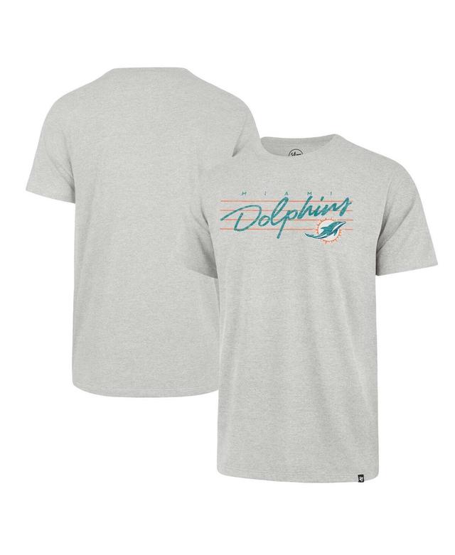 Mens 47 Gray Miami Dolphins Downburst Franklin T-Shirt Product Image