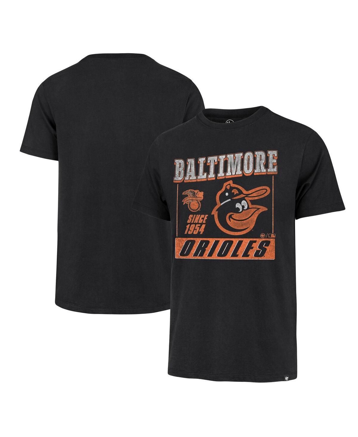 Mens 47 Brand Black Distressed Baltimore Orioles Outlast Franklin T-shirt Product Image