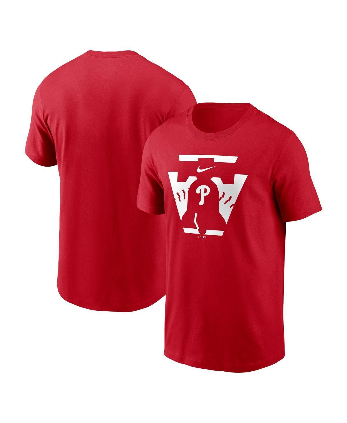 Nike Mens Red Philadelphia Phillies Local Hometown T-Shirt Product Image