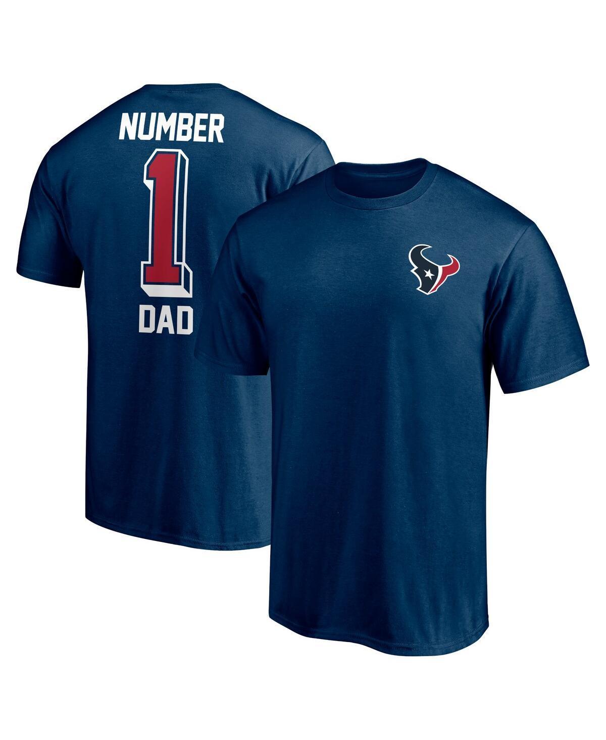 Mens Fanatics Nfl #1 Dad T-shirt Product Image