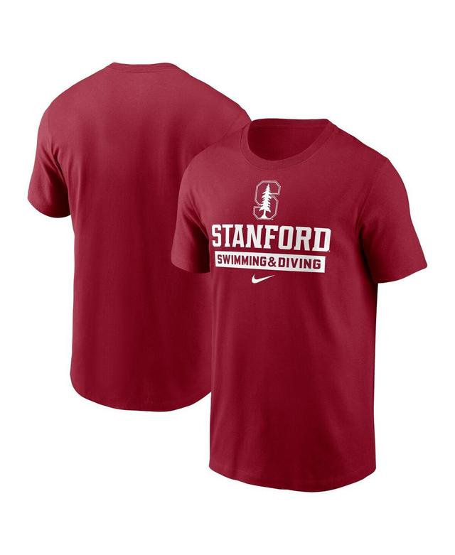 Mens Nike  Scarlet San Francisco 49ers Lockup Essential T-Shirt Product Image