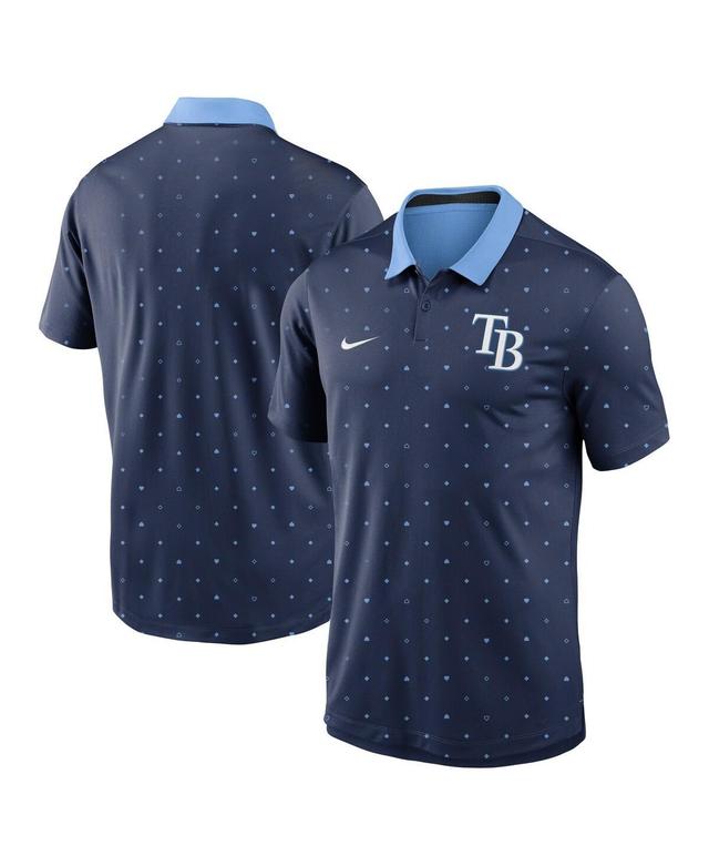 Nike Mens Tampa Bay Rays Legacy Icon Vapor Performance Polo - Navy Product Image