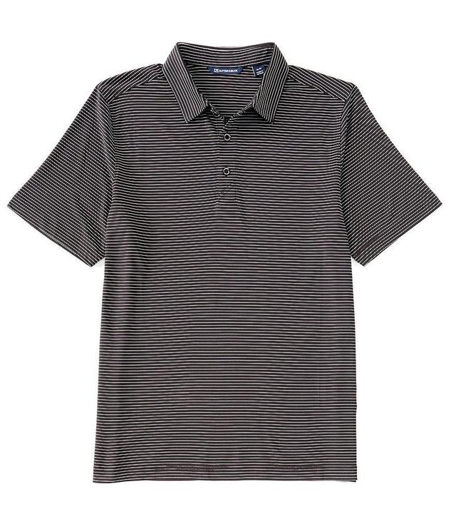 Cutter & Buck Forge Pencil Stripe CB DryTec Short-Sleeve Polo Product Image