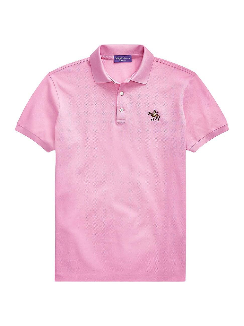 Mens Cotton Pique Standing Horse Polo Product Image