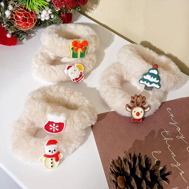 Christmas Fluffy Hair Tie Product Image