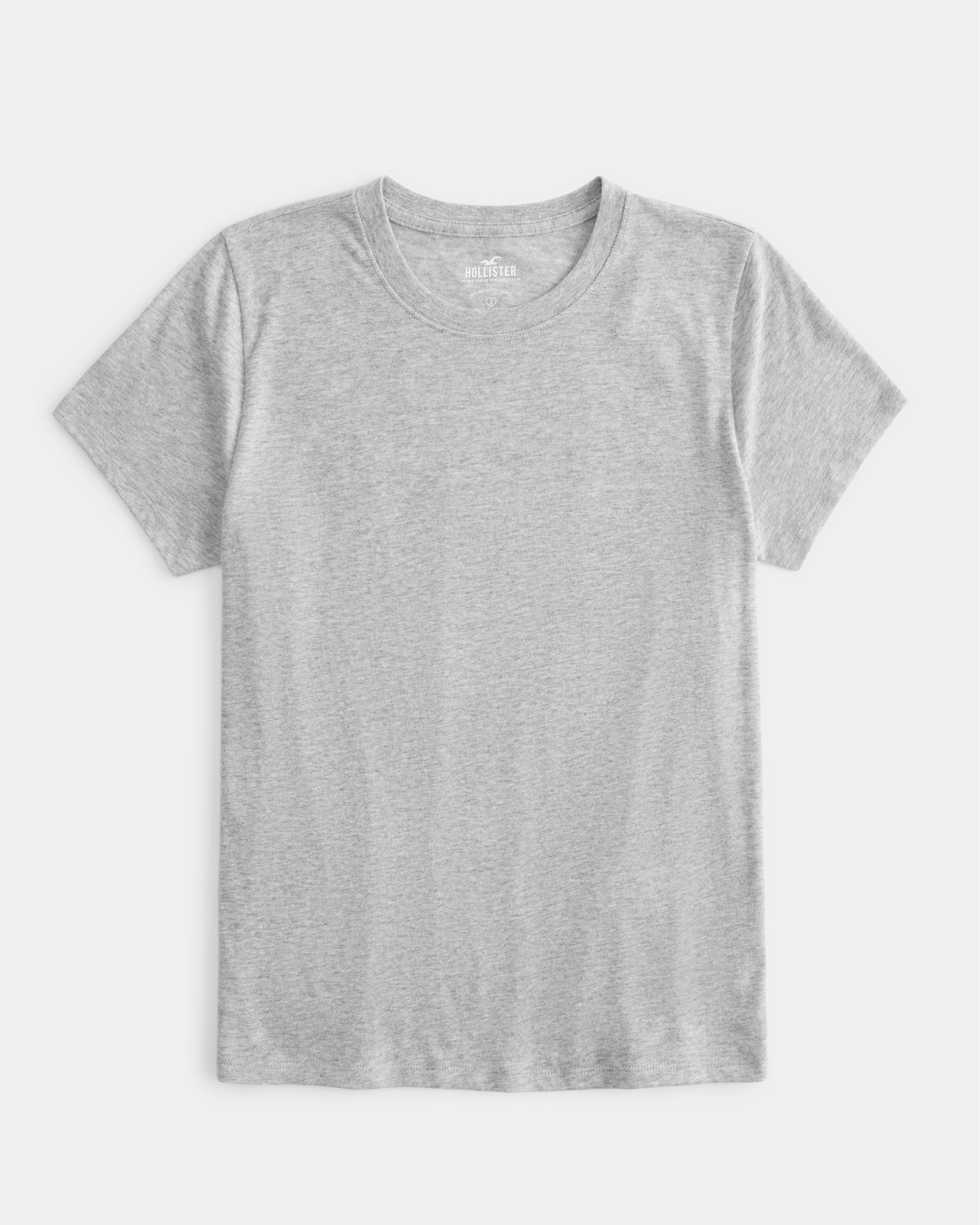 Longer-Length Crew T-Shirt Product Image