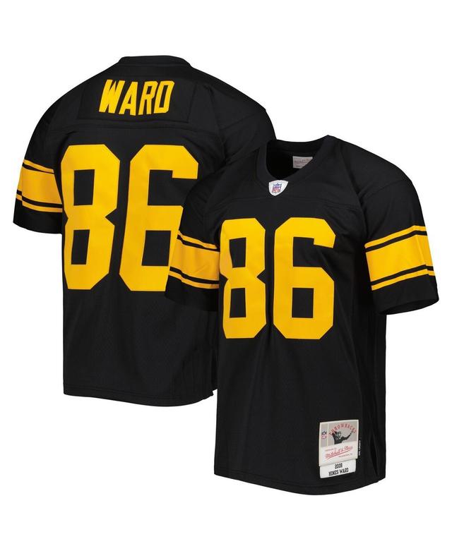 Mens Mitchell & Ness Hines Ward Black Pittsburgh Steelers Alternate 2008 Legacy Replica Jersey - Black Product Image