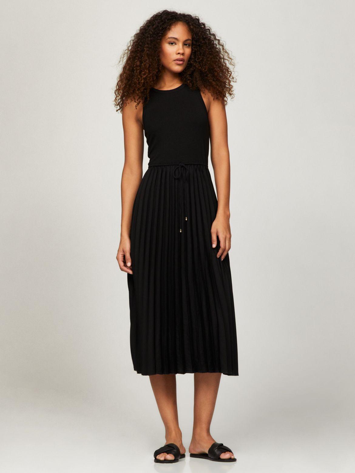 Tommy Hilfiger Women's Sleeveless Pleated Midi Dress Product Image