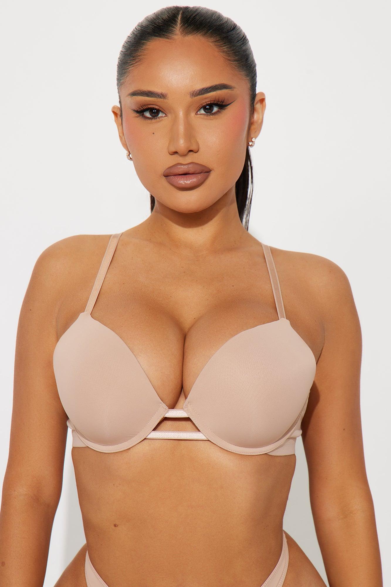 Nova Microfiber Extreme Push Up Bra - Mocha Product Image