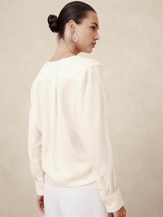 Bubble Hem Blouse Product Image